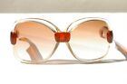 Rare Authentic Yves Saint Laurent Clear Amber Vintage Sunglasses France 541