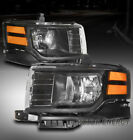 For 09-12 Ford Flex Replacement Headlights Headlamps Lamp Black Left+Right Pair (For: 2009 Ford Flex SEL 3.5L)