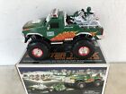 HESS GASOLINE MONSTER TRUCK W OPERATING MOTORCYCLES SOUND & LIGHTS 2007 MINT
