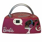 Barbie Glamtastic Boombox Radio CD Player AM/FM Stereo Battery or Plug In Tested