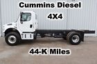 M2 CUMMINS DIESEL AUTOMATIC 4X4 4 WHEEL DRIVE CAB CHASSIS STRAIGHT FRAME TRUCK