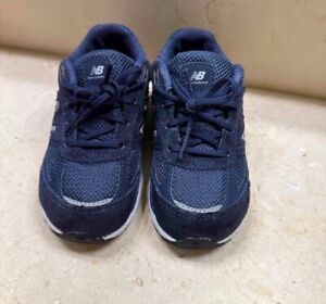New Balance 990 Toddler  Youth Sz 8.5 Blue Suede Sneakers Shoes  KJ98ONB