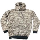 Clandestine Operations Military Camouflage Quilted Hoodie Large Warm Squishable