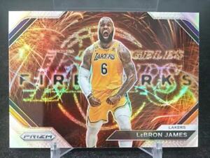 LeBron James 2023-24 Panini Prizm Fireworks Prizm Los Angeles Lakers #3 -4.18
