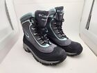 Womens Columbia Boots Size 9 Bugaboot Snow Teal Suede Waterproof Omnitech