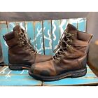 Ariat OverDrive 10012940 Mens Brown Leather Composite Toe Work Boots Size 12D