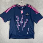 Stade Francais Paris Jersey Mens Extra Large Blue Pink Adidas Rugby Climacool