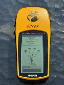 Garmin eTrex 12 Channel Personal Navigator Handheld GPS Hiking Camping Hunting