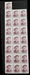 Pane Of 22 US Stamps  Scott # 2177 MNH, Buffalo Bill Cody