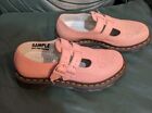 DR MARTENS 8065 MARY JANE CARRARA PINK LEATHER SHOES❤️   Size 6