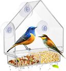 New ListingWindow Bird Feeder,Clear Window Bird Feeders 5.9