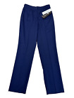 Sag Harbor Women's Size 12 Blue Stretch Waist Dress Pants New
