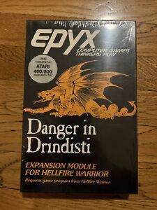 EPYX Dunjonquest DANGER IN DRINDISTI 400/800 Cassette for Atari - Sealed NIB