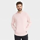 Men's Heavy Waffle Hooded Sweatshirt - All in Motion Pink M