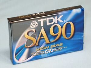 TDK # SA90 ~ BLANK AUDIO CASSETTE TAPE ~ BRAND NEW ~ FACTORY SEALED