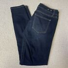 Cabi Size 4 Women's Jeans Dark Wash Tapered Leg  Blue Denim  Ladies 30 X 30