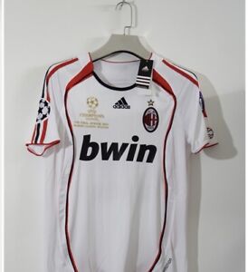 AC Milan 2007 CL Edition Away Kit Kaka 22 Jersey Retro