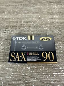 TDK SA-X 90 IEC II/TYPE II High Bias Cassette Tapes New Sealed Japan