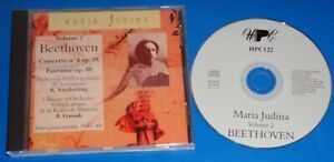 Maria Yudina BEETHOVEN Piano Concerto No.4, Choral Fantasy - Dante CD