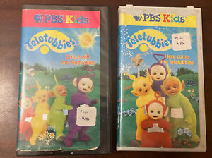 PBS Kids Teletubbies VHS Lot Of 2 Dance With The Teletubbies Here Come The Telet