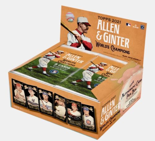 2021 Topps Allen & Ginter X Hobby Box Baseball NEW & SEALED