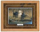 TURTLE HUNTERS by Terry Doughty 21x17 FRAMED PRINT PICTURE Lab Puppies