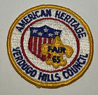 1965 Verdugo Hills Council American Heritage Boy Scout Patch TK0