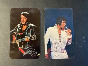 Elvis Presley Pocket Calendars TWO  1970 & 1972  ORIGINAL RCA
