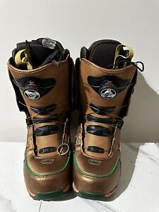 DC l BOA Men's Snowboard Boots - Black/White, Size 8.5 US