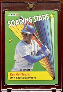 New Listing1990 Fleer Soaring Stars Ken Griffey Jr. #6 SP INSERT - HTF CARD *$1 CombShip*