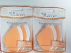 2 Pack REAL TECHNIQUES 4 Miracle Blotting Cushions & Sponges 