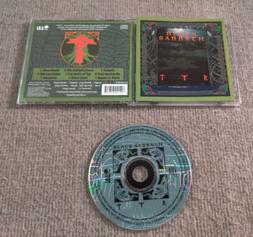 Black Sabbath - TYR (CD, 1990) I.R.S. Records - Tony Martin on Vocals