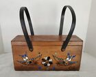 Vintage Enid Collins Box Purse Fancy Free Hand Made 1960 's Modified Please READ