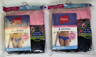 NWT Lot 6 Pairs Hanes Cotton Tagless Hipster Women’s Underwear Panties - 7 Large