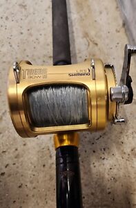 Shimano Tiagra 30W LRS Fishing Reel Two Speed/ With Haskell Rod 30-50