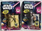 1993 Just Toys Bend-Ems Star Wars Figures Obi Wan Kenobi and C-3PO Lot