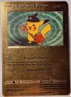 Special Delivery Pikachu Gold Foil Pokemon Card Promo - SWSH074 - Fan Art