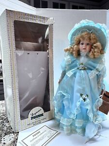 Seymour Mann Connoisseur Collection Doll “Georgette” 18’ Doll Blue With Box