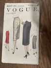 Vogue Pattern #8697-50c Skirt 28 Waist 37 Hip Cut, Mint 1955