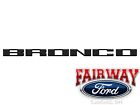 21 thru 24 Bronco OEM Ford Tufskinz Matte Black Grille Emblem Letters Lettering (For: Bronco Badlands)