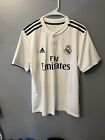 Adidas Real Madrid Home 18-19 Authentic jersey White Black Size Mens L