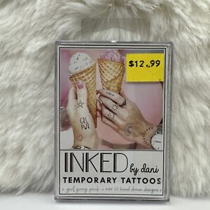 Inked by Dani The Red Ink Pack Temporary Tattoo Pack 20+ Hand Drawn Designs NEW
