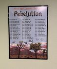 New ListingREBELUTION SIGNED AUTOGRAPH TOUR POSTER  2021