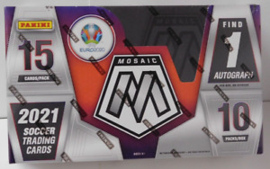 2020/21 Panini Mosaic UEFA Euro Soccer Hobby Box - New / Sealed