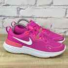 Nike React Miller Pink White Running Shoes Women's Size 8 Athletic Sneakers