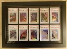 1994 Marvel Masterpieces Silver Holofoil PSA 10-Complete Set With Display Frame
