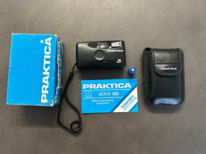 Film camera Praktica Novex md, With box instructions and bag + NEW Battery!