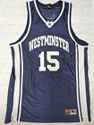 NIKE NCAA Westminster College Basketball Jersey 15 in Blue Size XL