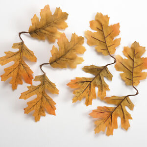 5/100PCS Artificial Silk Maple Leaf Fake Foliage Fall Leave For Wreath Decor