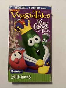 VeggieTales - King George and the Ducky (VHS, 2000) Black VHS RARE